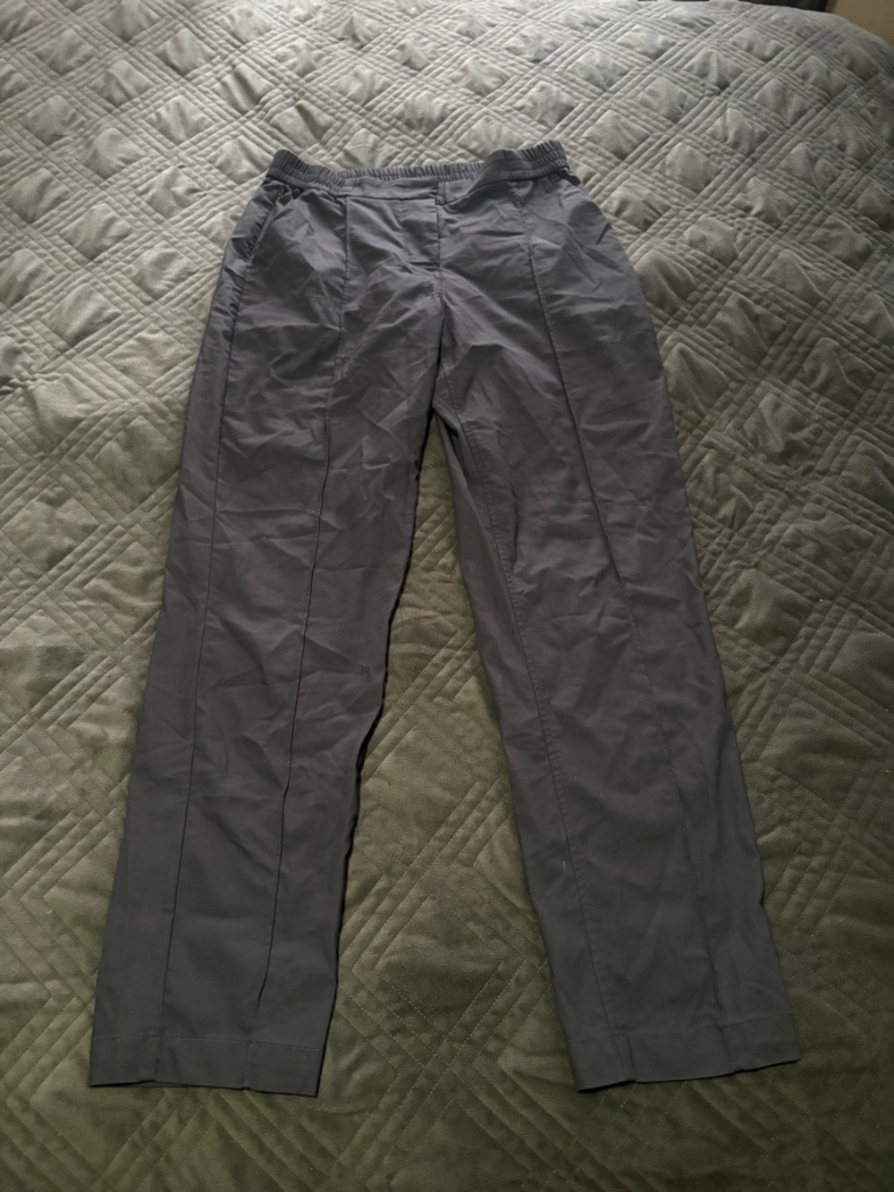 Kit and Ace women’s tech trouser size 6 hybrid waist zip stretch pants